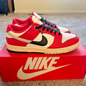 size 10.5 nike dunk low split chicago excellent condition used with box