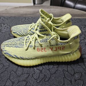 adidas yeezy boost 350 v2 semi frozen yellow (no insoles) mens 8.5
