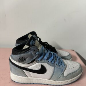 air jordan 1 retro og high university blue sneakers 555078 134 men sz 5.5 wmn 7
