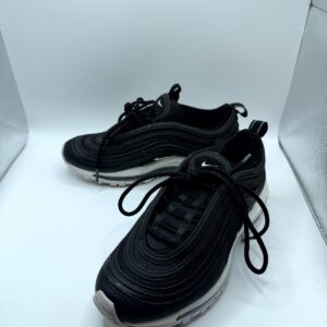 nike air max 97 921826 001 mens 3.5 sneaker black leather low top running shoes