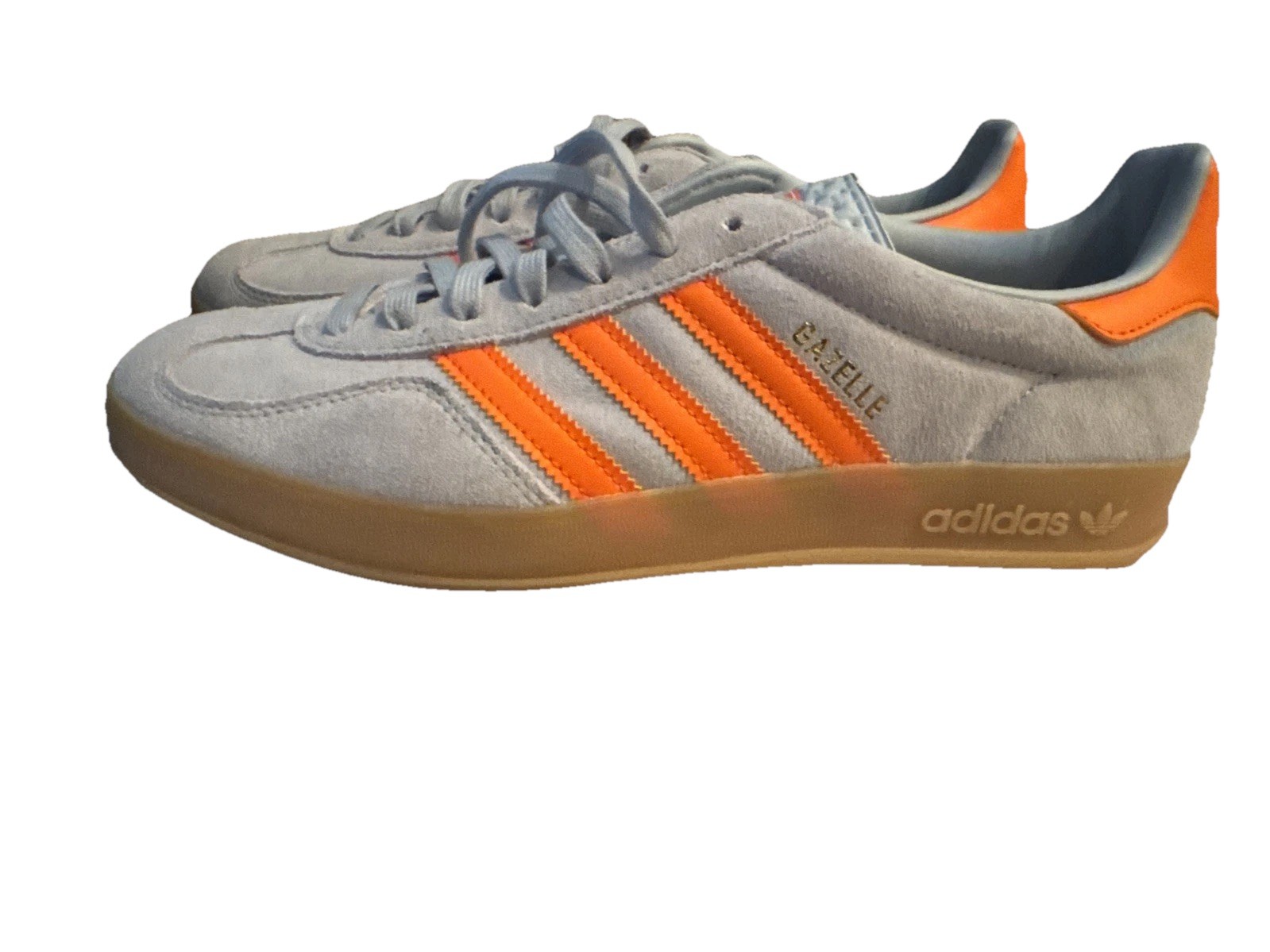 size 11.5 adidas gazelle indoor wonder blue orange new sneakers size 11.5 adidas gazelle indoor wonder blue orange new sneakers