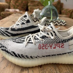 adidas yeezy boost 350 v2 zebra cp9654 men’s size 7 kanye west shoes white