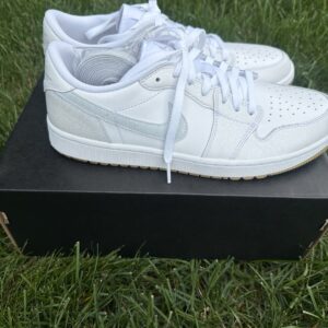 air jordan 1 low g white gum men's size 10.5 dd9315 111 golf shoes