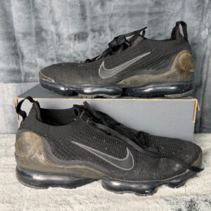 nike air vapormax 2021 fk triple black anthracite dh4084 001 men 13 running shoe