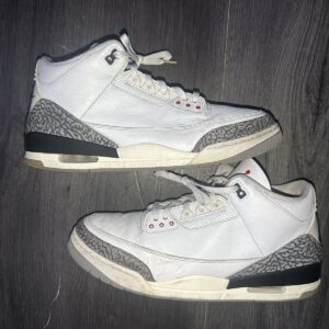size 15 jordan 3 retro mid white cement reimagined