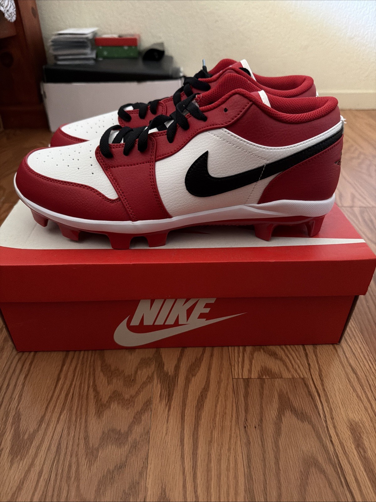 nike air jordan 1 low mcs baseball cleats cj8524 611 men’s size 13 nike air jordan 1 low mcs baseball cleats cj8524 611 men’s size 13