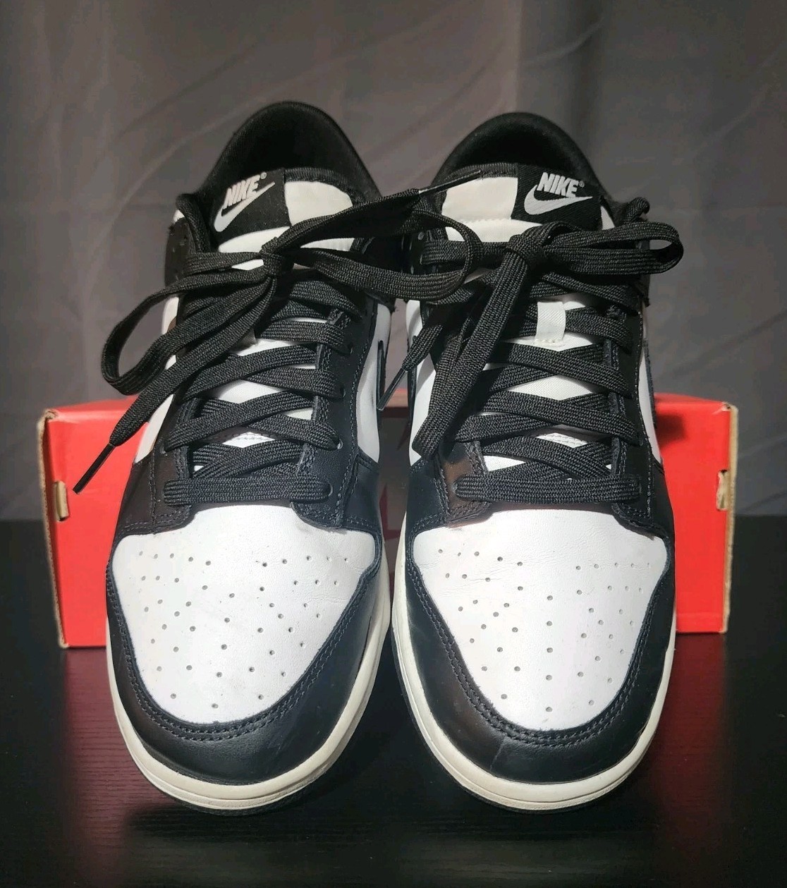 nike dunk low black white panda men's size 11 dd1391 100 nike dunk low black white panda men's size 11 dd1391 100