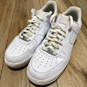 nike air force 1 '07 men's size 11.5 triple white cw2288 111 euc