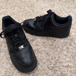 nike af1 air force 1 low ‘07 “triple black” leather #cw2288 001 men's sz 10