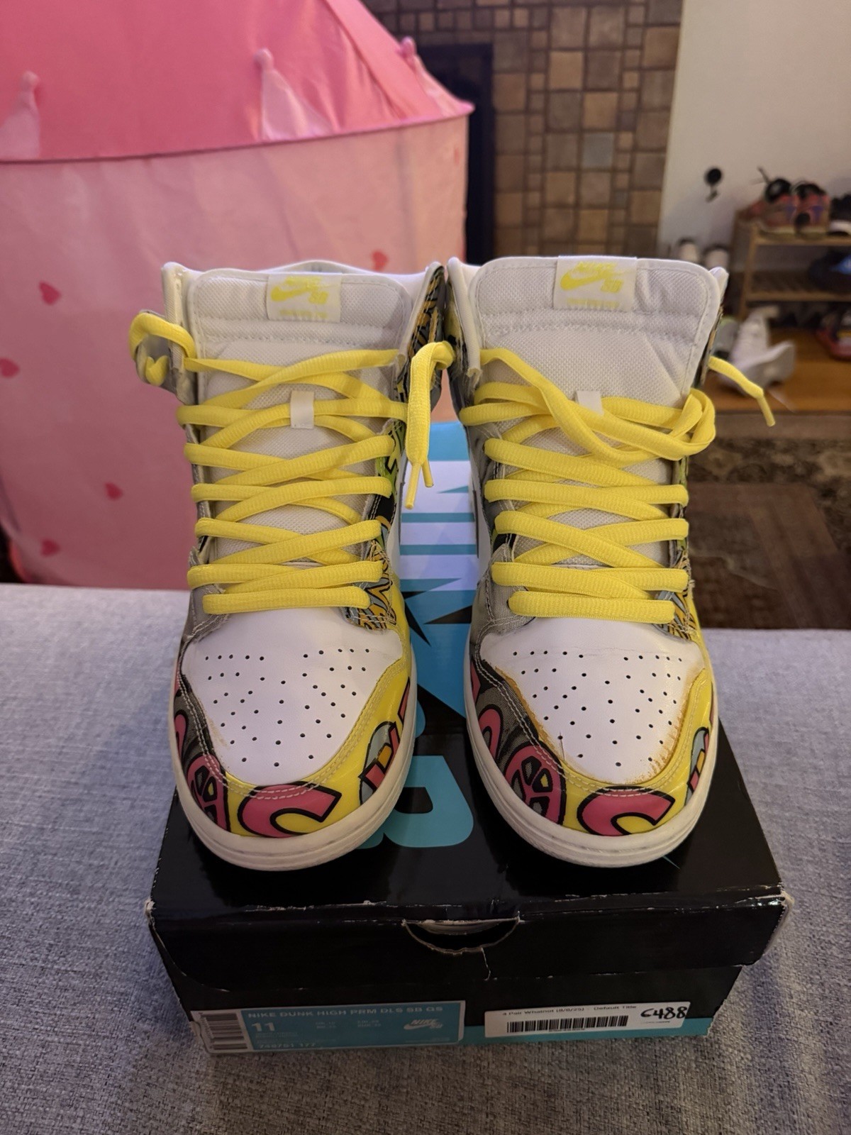size 11 nike dunk premium sb qs high de la soul size 11 nike dunk premium sb qs high de la soul