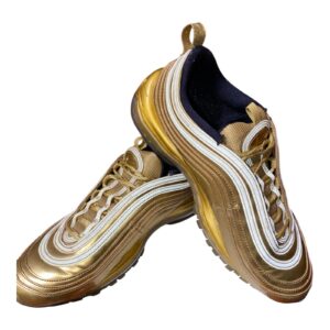 nike air max 97 og qs metallic gold mens sz 10 running shoes 90s retro 2019