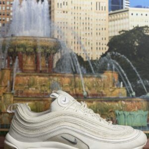 nike air max 97 white wolf grey 921826 101 men's size 10.5 running sneakers