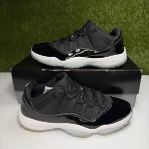 air jordan 11 low space jam retro size 8 mens black sneakers 2024 fv5104 004
