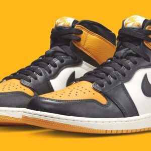 ✅🔥jordan 1 retro high og yellow toe 2022 taxi *in hand* men's size 12.5