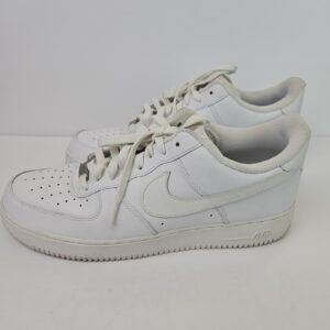 nike air force 1 low mens size 14 white athletic lifestyle shoes sneakers euc