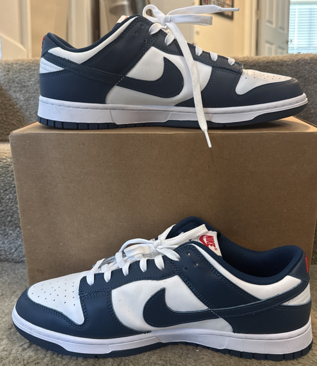 nike dunk low valerian blue, men's size 13 pre owned dd1391 400 nike dunk low valerian blue, men's size 13 pre owned dd1391 400