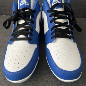 nike air jordan 1 men's size 12 retro low blue white baseball cleats