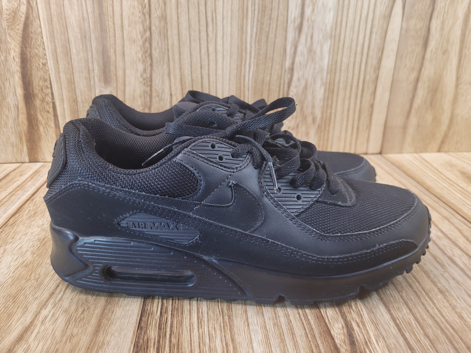 nike air max 90 triple black mens running shoes sneakers cn8490 003 size 10 nike air max 90 triple black mens running shoes sneakers cn8490 003 size 10