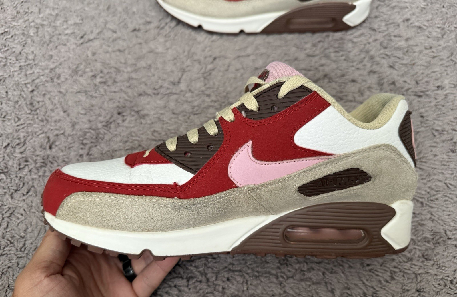 nike dqm x air max 90 2021 bacon men’s size 9.5 running shoes cu1816 100 nike dqm x air max 90 2021 bacon men’s size 9.5 running shoes cu1816 100