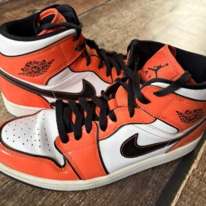 air jordan 1 mid se turf orange dd6834 802 sneakers mens 10 great condition