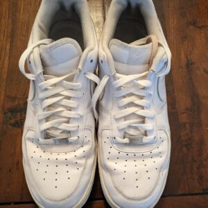 nike air force 1 af1 low men's triple white sneakers shoes 316122 111 size 12