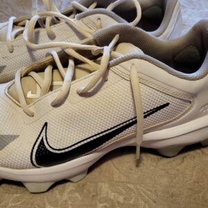 size 8 nike force zoom trout pro white black drag on
