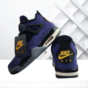 nike air jordan 4 retro imperial purple lakers lakeshow fv5029 500 men 4.5 wmn 6