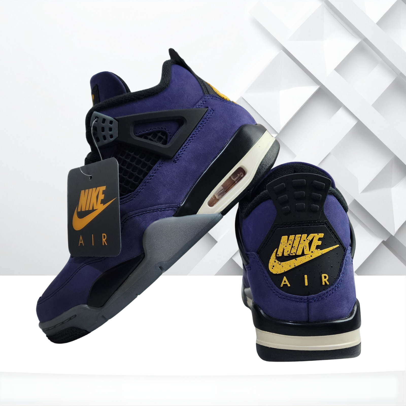 nike air jordan 4 retro imperial purple lakers lakeshow fv5029 500 men 4.5 wmn 6 nike air jordan 4 retro imperial purple lakers lakeshow fv5029 500 men 4.5 wmn 6