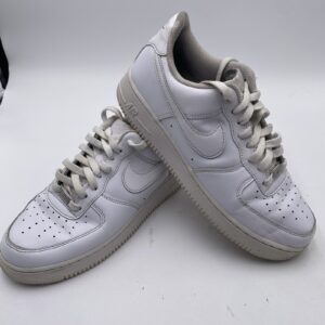 nike air force 1 low 07 white triple white af1 men’s size 9.5 shoes cleaned