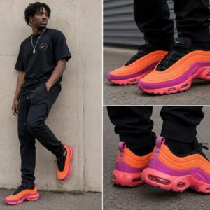 nike air max plus 97 racer pink hyper magenta men’s size 11 ah8143 600 w/ box