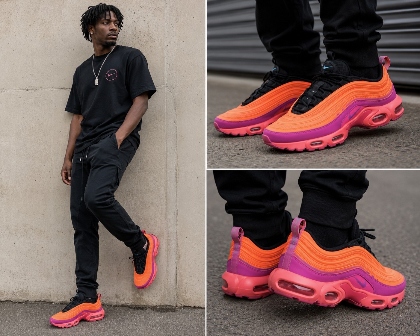 nike air max plus 97 racer pink hyper magenta men’s size 11 ah8143 600 w/ box nike air max plus 97 racer pink hyper magenta men’s size 11 ah8143 600 w/ box