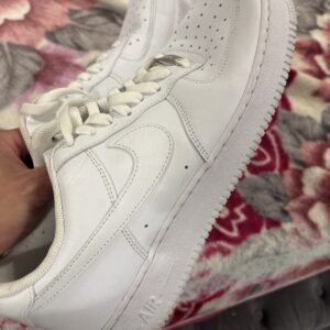 size 13 nike air force 1 '07 low triple white