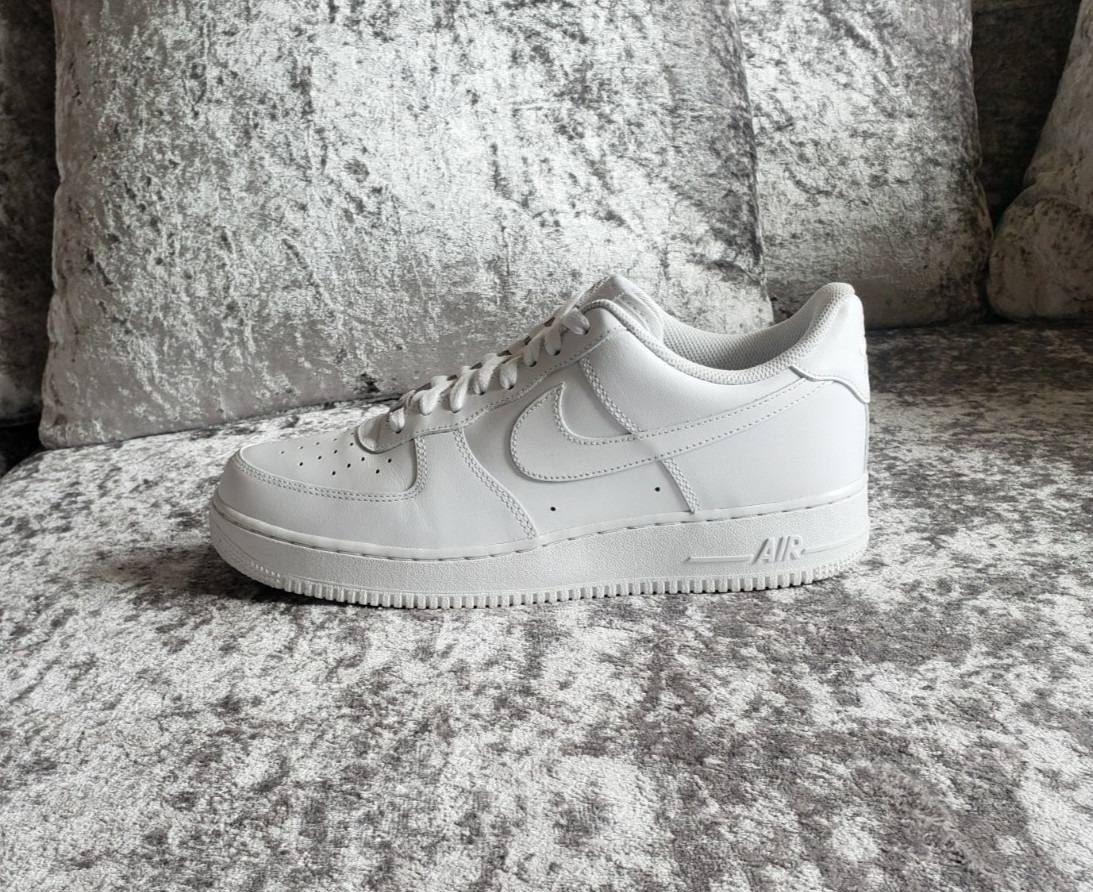 nike air force 1 low men white leather sneakers casual shoes size 11 nike air force 1 low men white leather sneakers casual shoes size 11