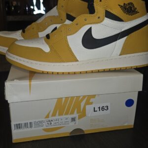 jordan air jordan 1 retro high og yellow ochre men's dz5485 701