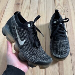 nike air vapormax flyknit 3 black white oreo aj6900 002 mens 7.5 running shoes