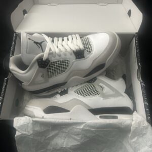 size 9 jordan 4 retro mid military black pickup only