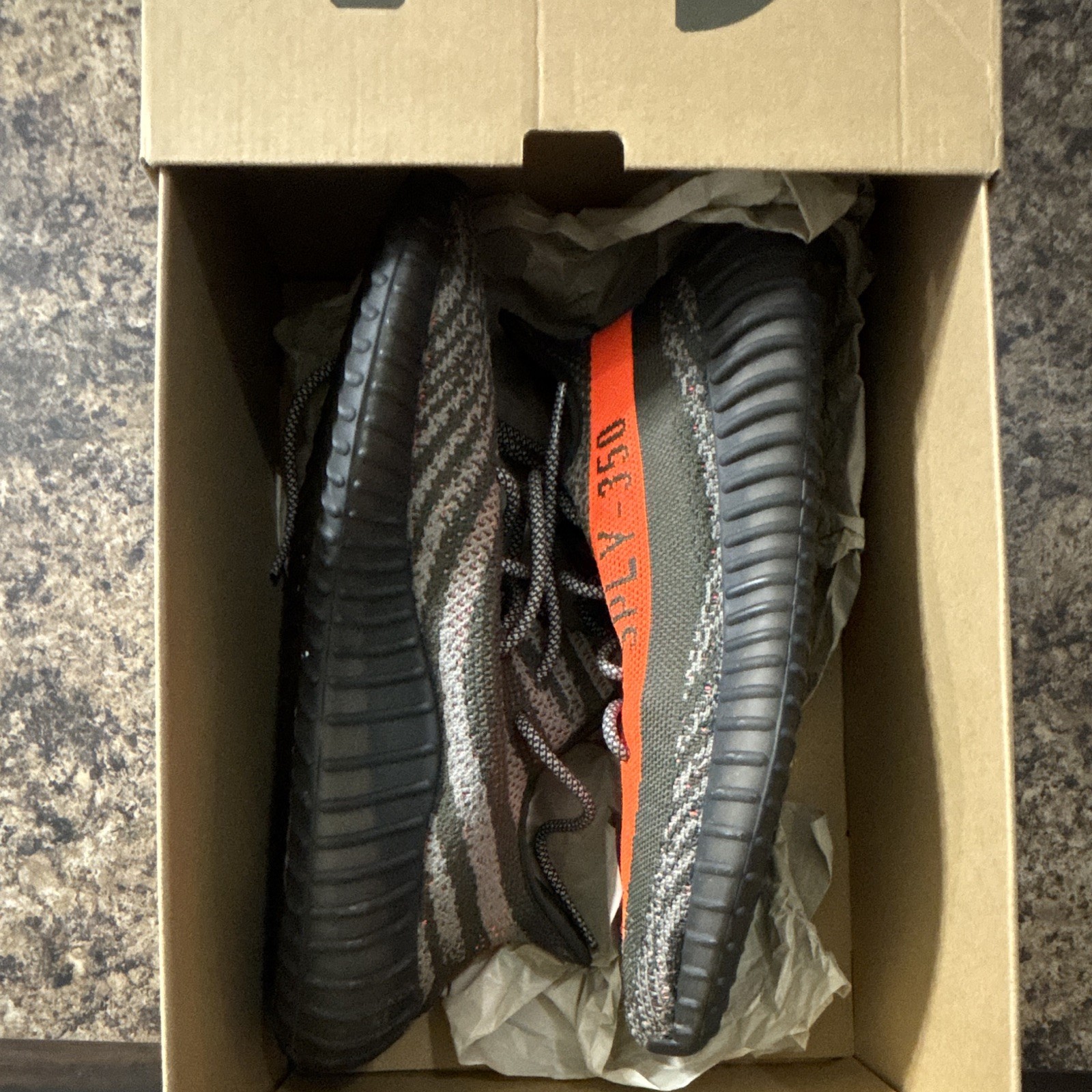 adidas yeezy boost 350 v2 carbon beluga gray/orange low top sneakers hq7045 adidas yeezy boost 350 v2 carbon beluga gray/orange low top sneakers hq7045