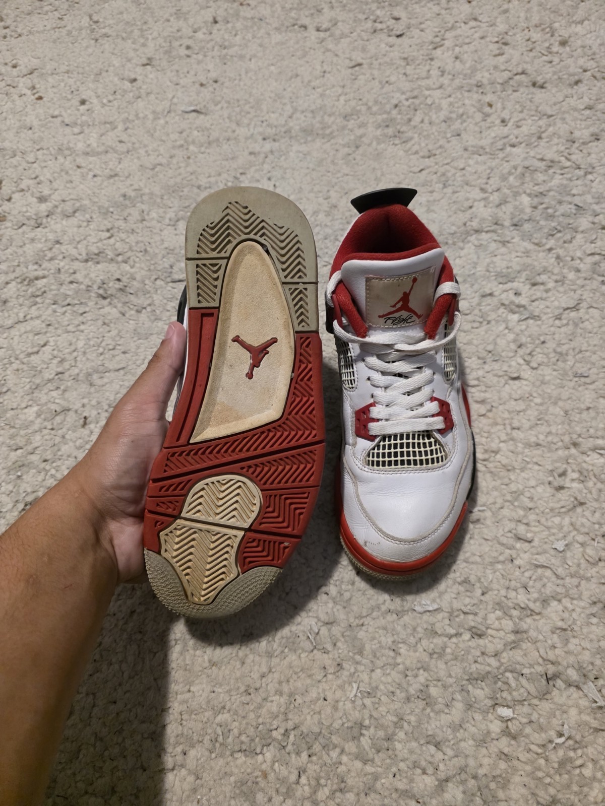 size 6 jordan 4 retro fire red size 6 jordan 4 retro fire red