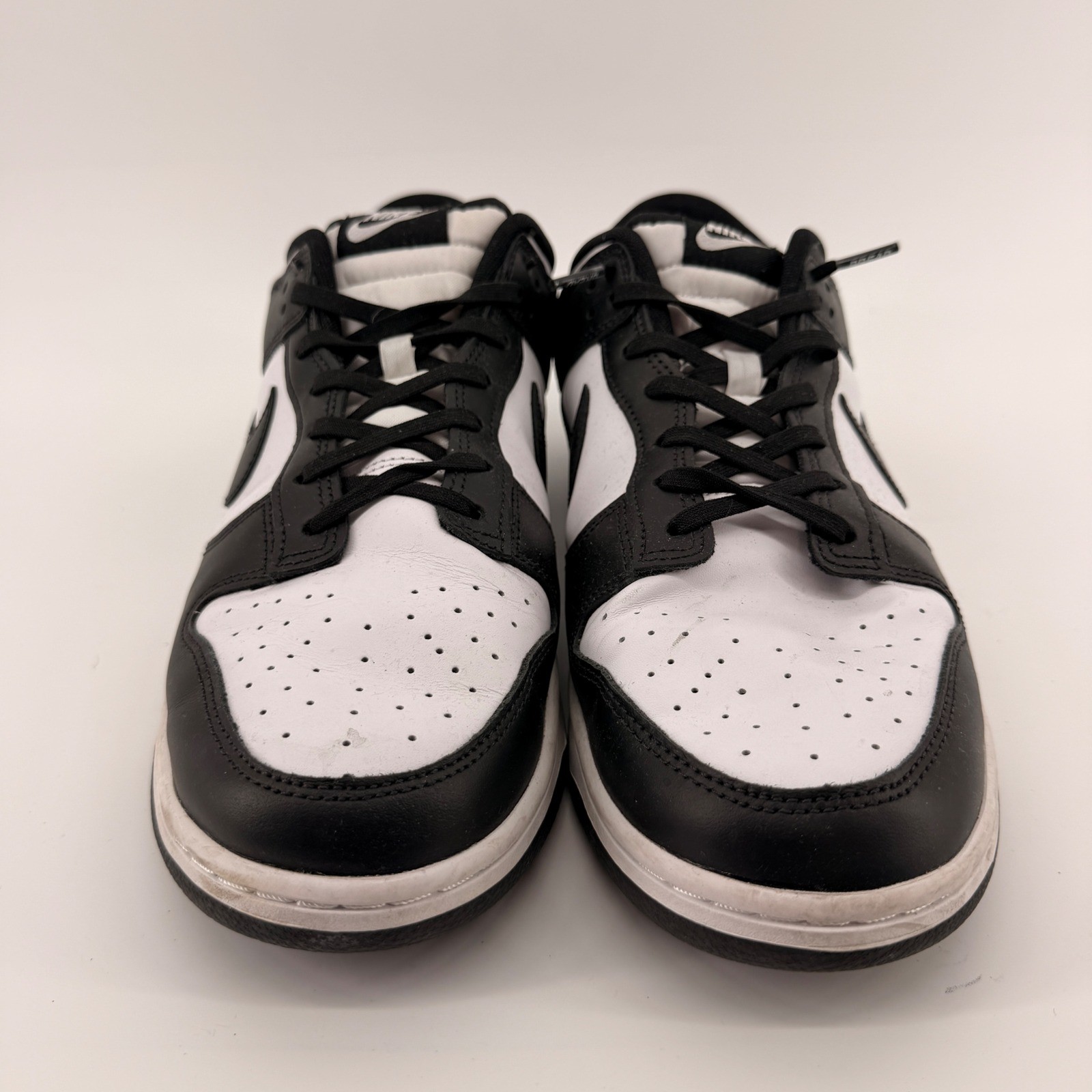 nike dunk low retro men size 12.5 white black panda dd1391 100 leather sneakers nike dunk low retro men size 12.5 white black panda dd1391 100 leather sneakers