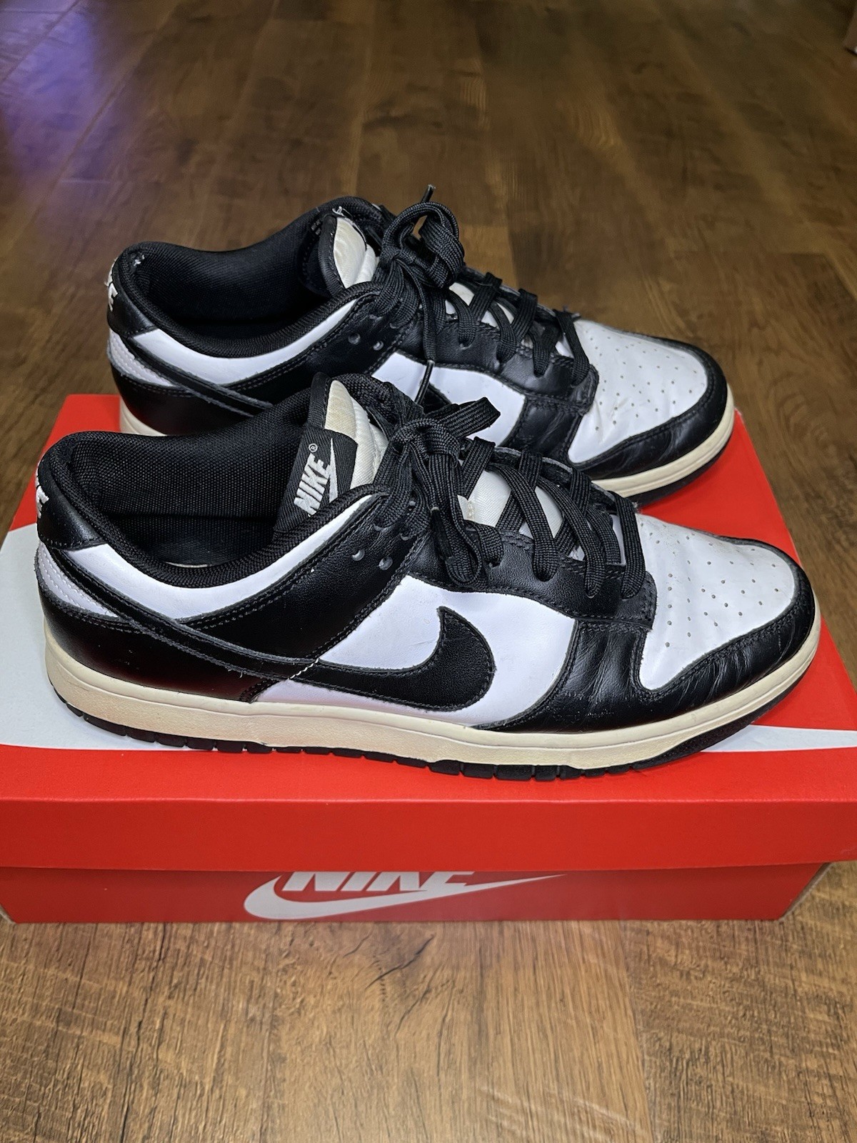 used nike dunk low black/white panda mens dd1391100 size 10 replacement box used nike dunk low black/white panda mens dd1391100 size 10 replacement box