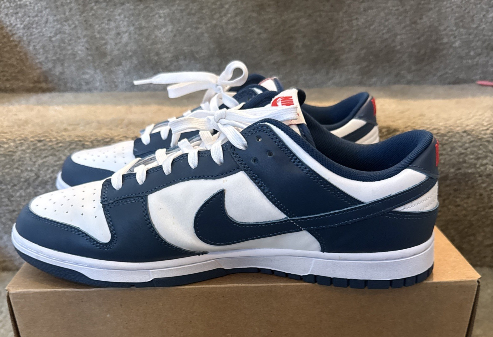 nike dunk low valerian blue, men's size 13 pre owned dd1391 400 nike dunk low valerian blue, men's size 13 pre owned dd1391 400