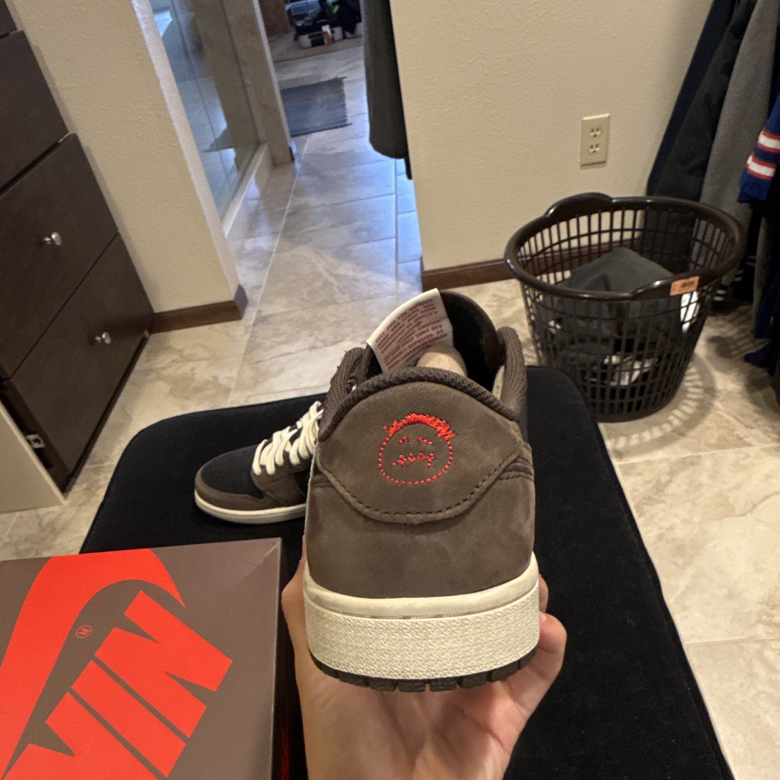 jordan air jordan 1 low og sp travis scott "mocha" leather cq4277 001 jordan air jordan 1 low og sp travis scott "mocha" leather cq4277 001