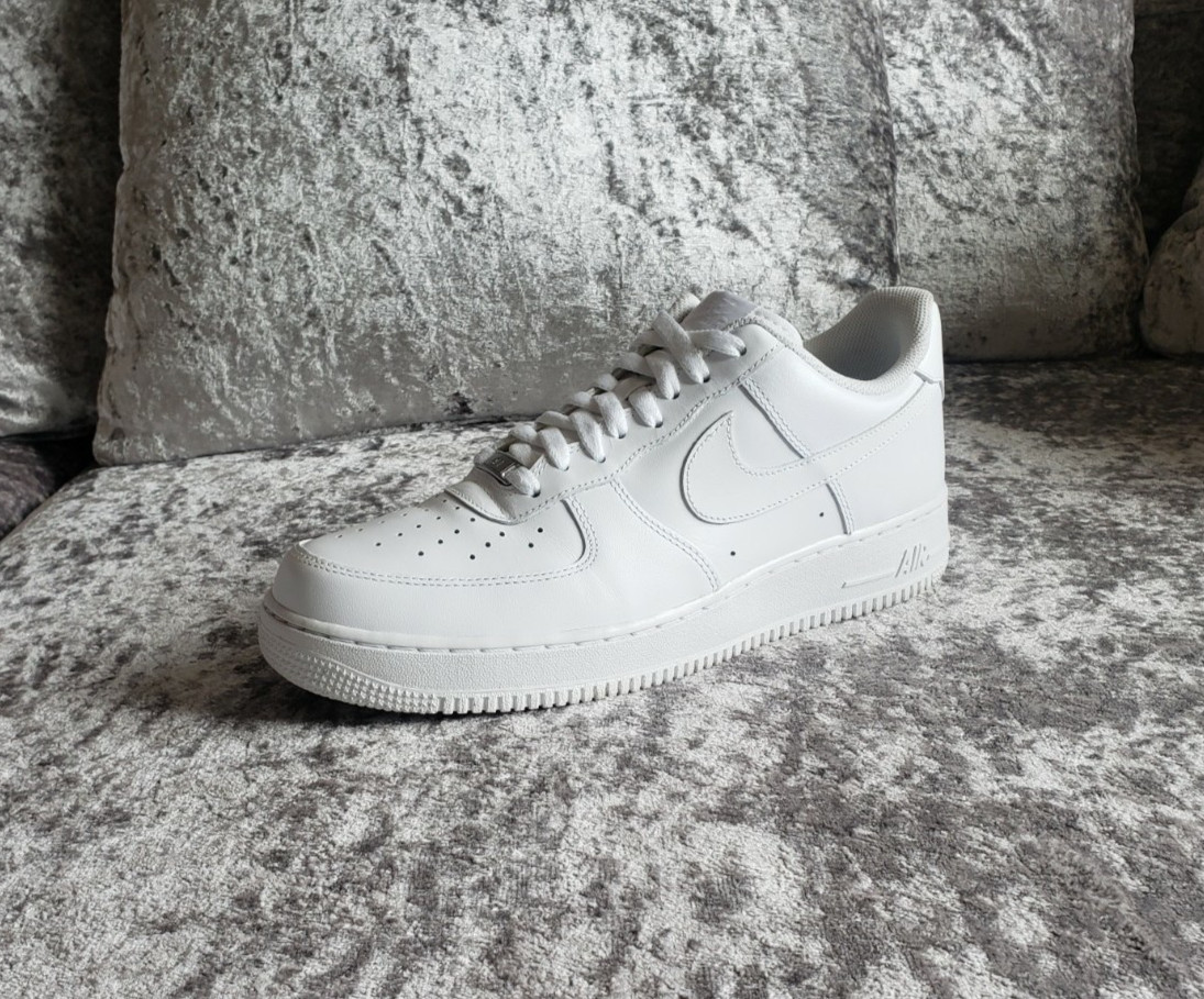 nike air force 1 low men white leather sneakers casual shoes size 11 nike air force 1 low men white leather sneakers casual shoes size 11