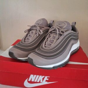 nike air max 97 gray men's lace up low top athletic sneakers