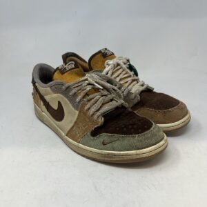 size 13 air jordan 1 retro og x zion williamson low voodoo (dz7292 200) worn
