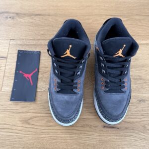 air jordan 3 retro fear pack 2013 preowned no box size 9.5
