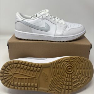 nike air jordan 1 low golf shoes spikeless white gum dd9315 111 men's size