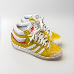 b138) adidas sky walker high mustard yellow “sample” 133776 men’s size 9