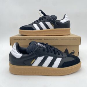 adidas men's samba xlg sneakers core black cloud white gum ie1379 men's size 9