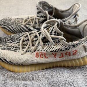 adidas yeezy boost 350 v2 zebra, size 12, heavily used/poor condition